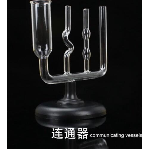 Communicating vessels Physical mechanics Liquid pressure test equipment Glass teaching aids