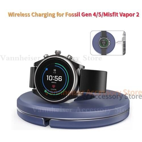 Magnetic Charger For SmartWatch Fossil Gen 4 Gen 5 Portable Fast Wireless Charging Bracket For Misfit Vapor 2 Watch Accessories
