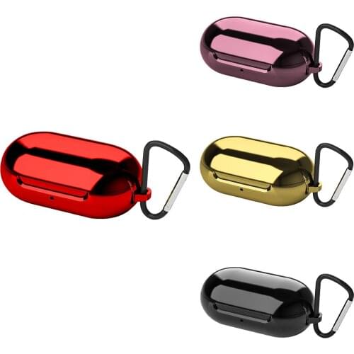 Soft TPU Bluetooth Earphone Case for Samsung Galaxy Buds Plus Chaning Box Anti-Lost Wireless Eaubuds Protective Cases with Hook