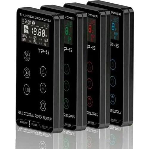 One Pro Upgrade Touch Screen TP-5 Intelligent Digital LCD Tattoo Machine Power Equipment Supply