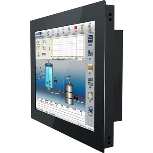 12‘’ 12.1Inch Monitor Industrial Display Screen VGA HDMI BNC AV USB Buckles Mounting 1024*768 Not Touch Screen