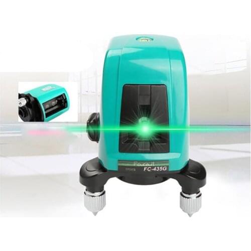 Green Light Cross Laser Level 360 Degree Rotation 2 Lines 1 Point Self- Leveling Vertical and Horizontal Line Cross Laser Levels