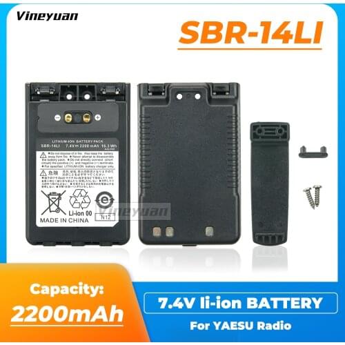 NB-102LI 2000mAh Rechargeable Li-Ion Battery for VX-8R VX-8DR VX-8GR FT-1DR FT1XD FT-2DR Radio FNB-102LI FNB-101Li "