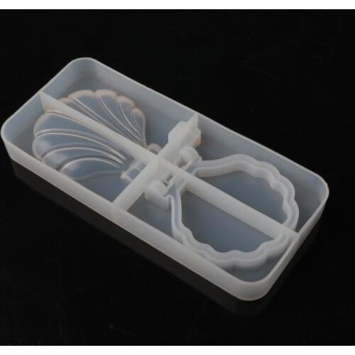 Folding Mirror Resin Casting Mold Shell Cat Round Makeup Mirror Silicone Molds