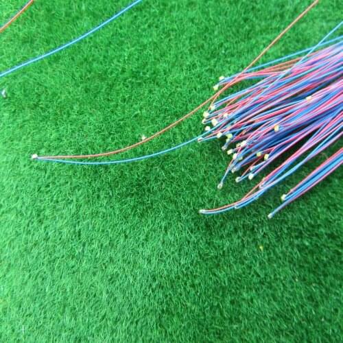 0402 SMD Model Train HO N OO Scale Pre-soldered Micro Litz Wired LED Leads Wires 20cm For Ho Train Layout Model