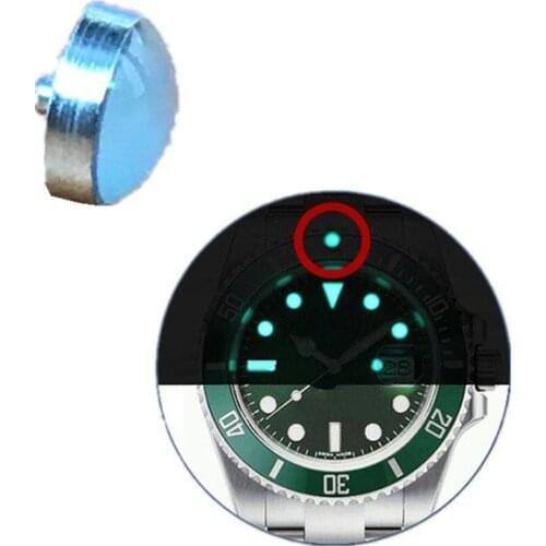 1 Pcs Top-Ring Luminous Green/Blue Bead Repair Parts Accessories for Watch Rlx Submariner