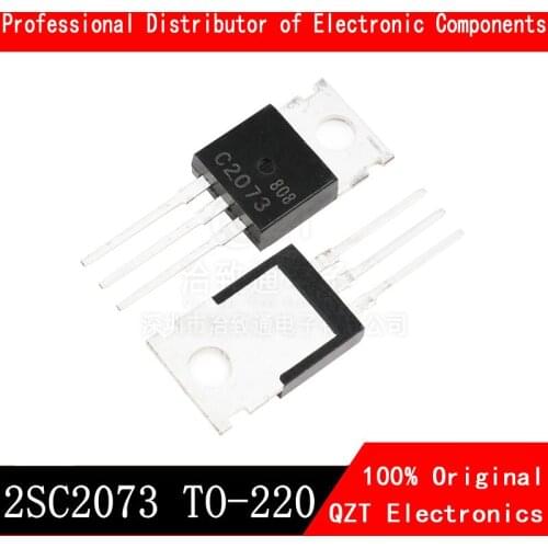 10pcs/lot 2SC2073 TO220 C2073 TO-220 TO-22 KSC2073 1.5A 150V power triode In Stock