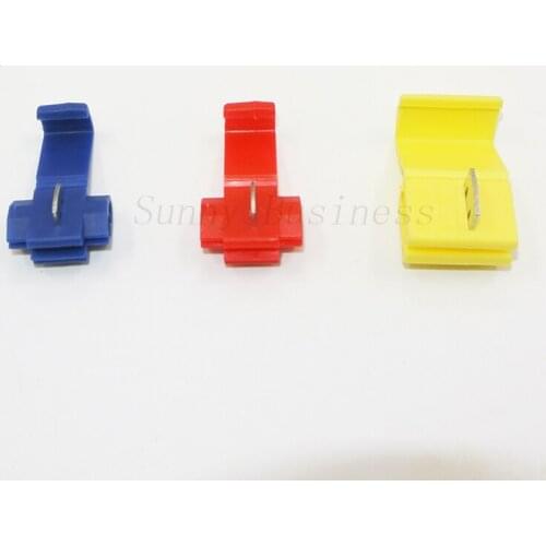 100x Blue/Red/Yellow Scotch Lock Wire Connectors Quick Splice Terminals Crimp Electrical