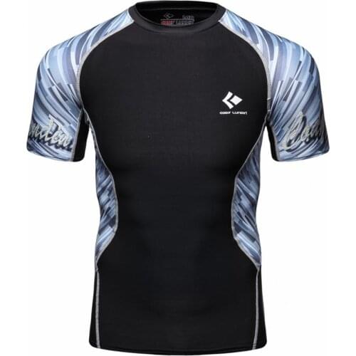 2020 MMA Running T-Shirt Rashguard Men Short Sleeve Shirts Bodybuilding MMA Clothing Sport Suit 3D Print T Shirt Tops