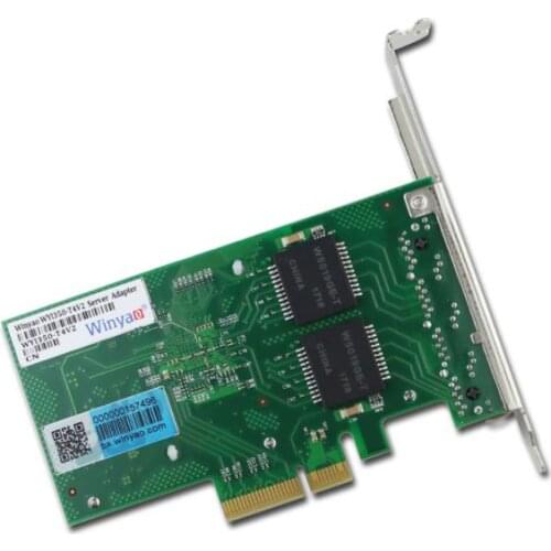 I350-T4V2 4-Port Gigabit Ethernet PCI-Express X4 I350AM4 Server Adapter Network Card