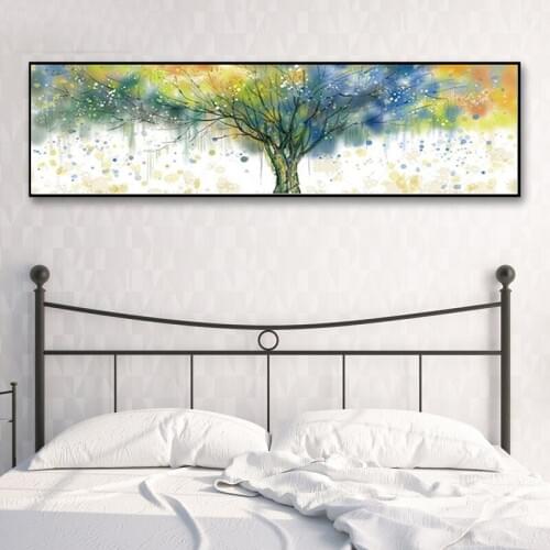 Diy 5d diamond embroidery mosaic canvas painting abstract tree Wall Art diamond painting cross stitch banner home decro