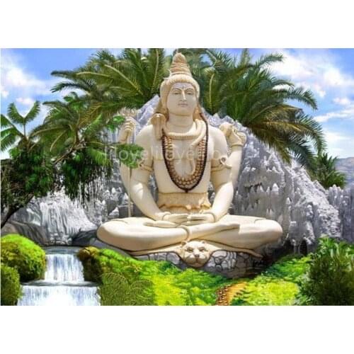 Diamond embroidery Outdoor Buddha diamond painting cross stich diamond mosaic full square needlework home decor pattern FG1179