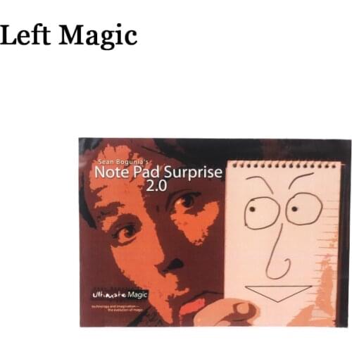 Note Pad Surprise 2.0 ( DVD+Gimmick ) Magic Tricks Stage Close Up Magic Props Fun Magic Gimmick Illusions Mentalism Accessories