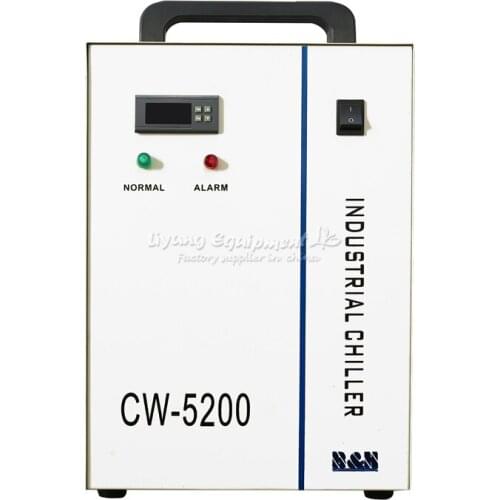 CW-5200AH Chiller laser machine Water Cooler chiller cw5200 For CNC Spindle Cooling Laser Tube 130W 150w
