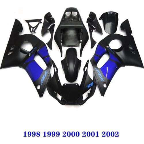 For YAMAHA YZF600R 1998-2002 motorcycle parts ABS injection full car fairing kit, YZF600 R6 98-02body fairing can be customized