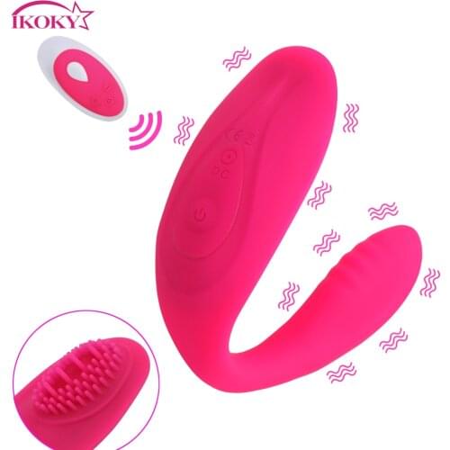 IKOKY Dildo Vibrator Sex Toys for Women Wearable Panties Vibrator G-spot Massager Wireless Remote Control Clitoris Stimulator