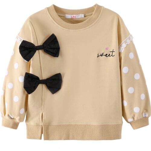KEAIYOUHUO Spring Autumn Baby Boy Clothes Sweatshirt For Teenager Casual Long Sleeve Embroidery Sweater For Girls 2 to 6 Years