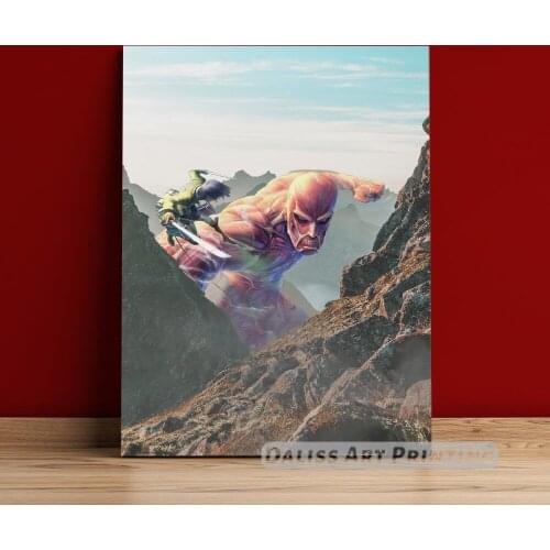 Canvas Anime Attack On Titan Pictures Home Decoration Paintings Poster HD Prints Wall Art Modular Living Room Framed