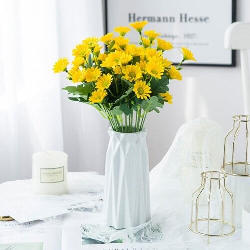 33cm Wild Chrysanthemum Simulation Bouquet Artificial Small Daisy Plant Silk Flower Decoration Flower