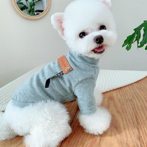 Pet Dog Clothes for Small Dogs Warm Cotton Turtleneck Sweater Puppy Cats Clothing Costume Chihuahua Dogs Clothes Sweatershirt