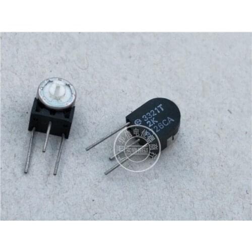 Original new 100% 3321T 3321S horizontal adjustable potentiometer 2K black 3pin (SWITCH)