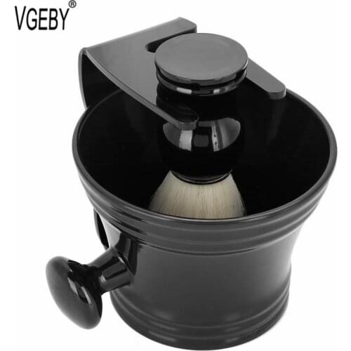 Professional 3 IN 1 Shaving Brush Set With Brush Stand and Soap Bowl Men Shaving Kit Tool