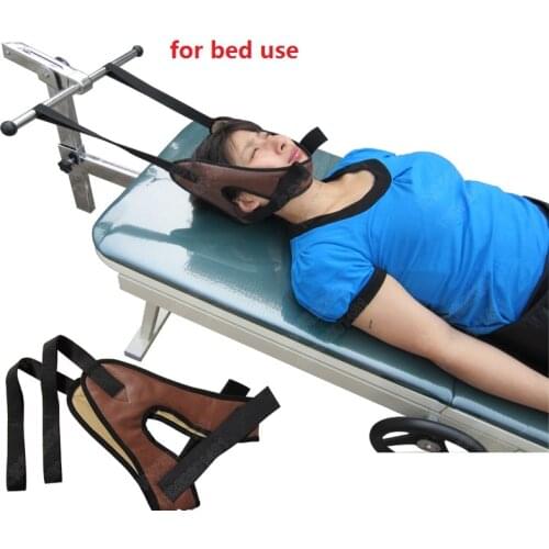 Traction bed special cervical spine belt imitation PU neck fixation cervical traction belt medical traction frame sling hanging