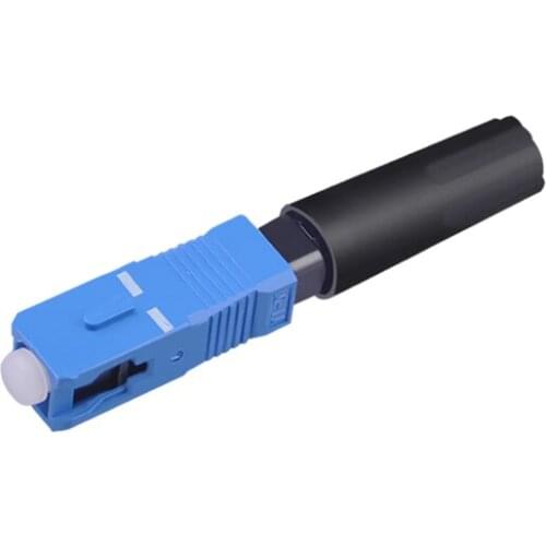 SC APC/ SC UPC Optical Fiber Cable FTTH Quick Connector Fast Cold Connection Adapter for CATV Network