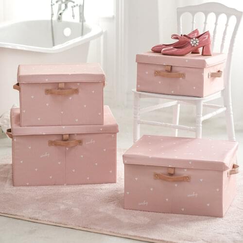 Foldable Storage Box Organizer Clothes Storage Box With Lids Wardrobe Cases Container For Books Toys And Blanket Clothing