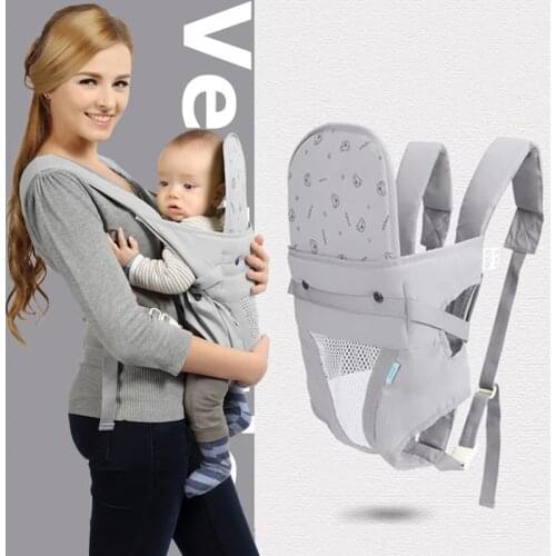 Ergonomic Baby Carrier Infant Hip Seat Carrier Front Facing Ergonomic Kangaroo Newborn Wrap Sling Strap 0-36 Months
