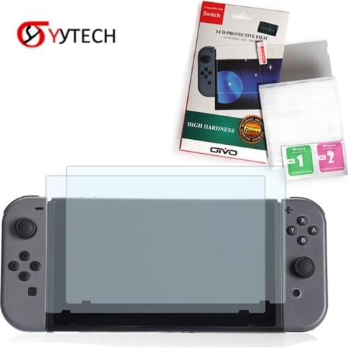 SYYTECH IV-SW002 High Clear Anti-fingerprint 9H Tempered Glass Screen Protector Film For Nintendo-Switch Game Accessories