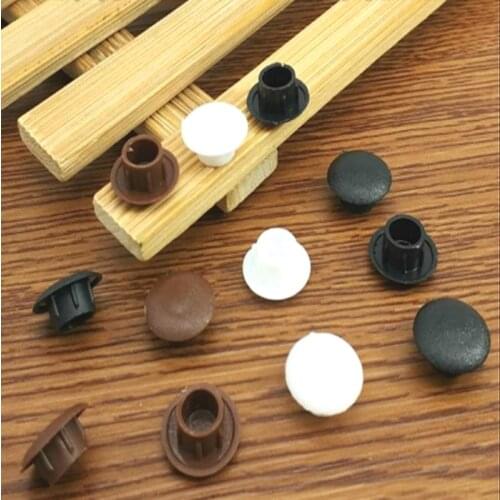 10pcs furniture cabinet screw hole plug 10mm plastic plug hole wardrobe head screw decoration cover dustproof plug cover