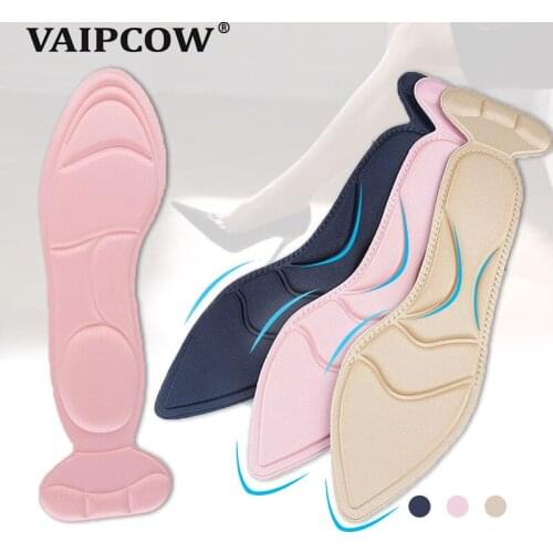 1 Pair Insole Pad Inserts Heel Post Back Breathable Anti-slip for High Heel Shoe New