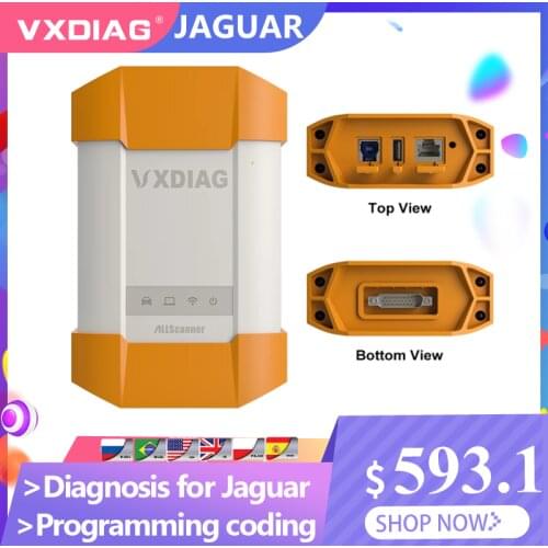 VXDIAG VCX DoIP Pathfinder For Jaguar Land Rover OBD2 diagnostic equipment is used for programming coding and keying programming