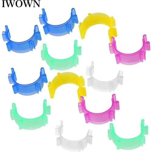 20/40Pcs Colorful Plastic Sewing Bobbin Clips Bobbins Thread Spool Holder Clamps for Sewing Embroidery Quilting Accessories