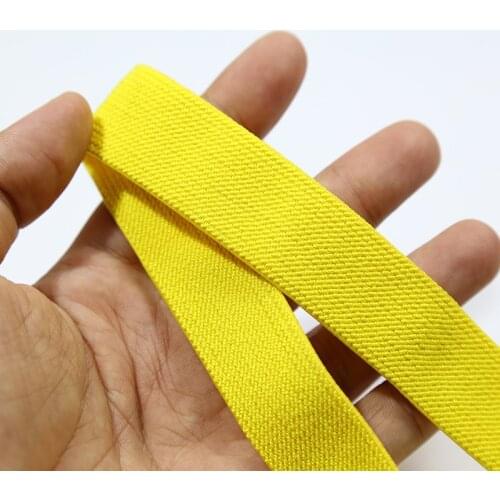 Yellow and blue Elastic Bands 25MM Elastic Ribbon Clothing Bags Trousers Elastic Rubber DIY Sewing Accessories rubber band