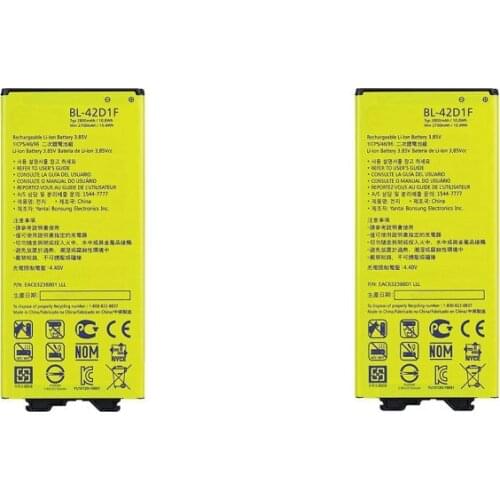 2018 New 2x 2800mAh BL-42D1F Replacement Battery For LG G5 VS987 US992 H820 H840 H850 H830 H831 H868 F700S F700K H960 LS992