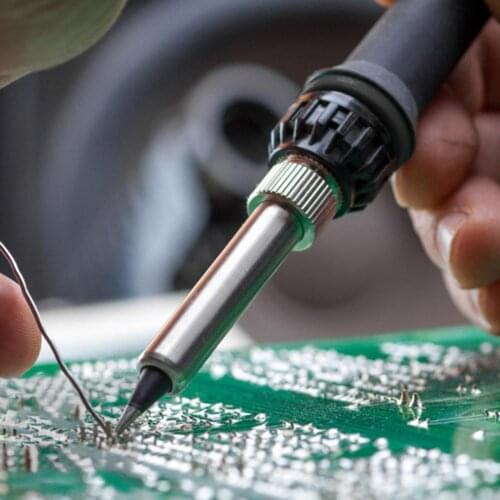 80W 908S Electric Soldering Iron LCD Display Adjustable Temperature Anti-scalding Welding Tips Kit for Welding Circuit Board