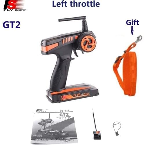 Flysky FS RC remote control 2.4G FS-GT2 2CH Radio Model RC Transmitter & Receiver For Rc Car Boat Model GT2