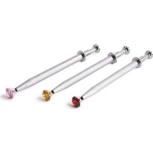 GEMTRUE Chrome 4-Prong Gemstone Grabbing Catcher Grabber Tweezers Diamond Jewelry Holder Drop Shipping