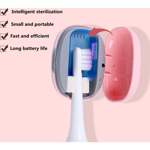 Home Travel Portable Toothbrush Sterilizer UV Smart Toothbrush Sterilizer
