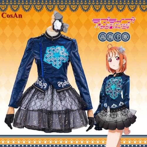 Hot Anime Lovelive!Sunshine!! Cosplay Costume Aqours Whole Staff 6th Anniversary SJ Uniform Activity Party Role Play Clothing