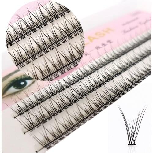 Individual Easy Fan Lashes False Eyelashes Eyelash Clusters Extension Premade Volume Fans Natural Cluster Russian Lashes Makeup