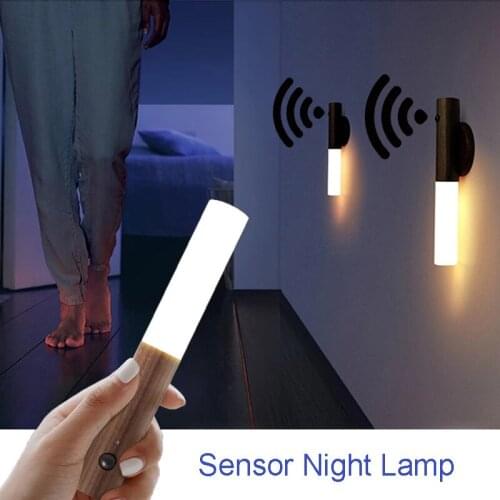 Intelligent Human Body Induction Night Light LED Household Charging Multi-Function Hallway Light For Bedside Wardrobe Wall Lamp