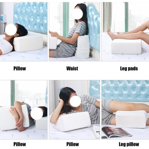 Memory Foam Pillows Massage Sleeping Ergonomic Sleep Head Pillow for Side Sleeper Sciatica Relief Knee Leg Foot Cushion
