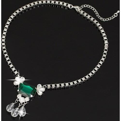 YFJEWE Fashion Rock Crystal Quartz Pendant Necklace Natural Stone Crystal Necklaces For Women Colares best gift #N057