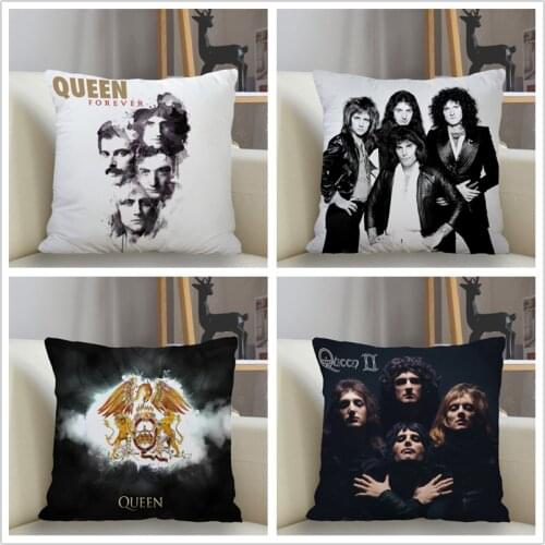 Musife Custom Queen Pillowcase Home Decoration 45*45cm Zipper Square Pillowcase Throw Pillow Cover Drop Shipping