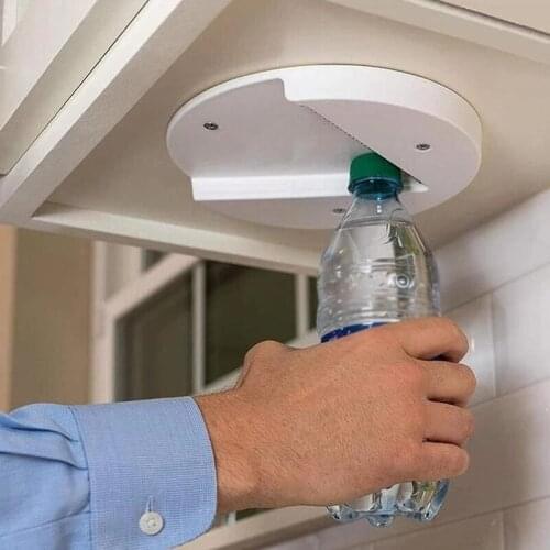 The Grip Jar Opener Under Cabinet Lid Opener Opens Any Size Type of Lid Perfect for Arthritis Weak Hands and Seniors Accessories