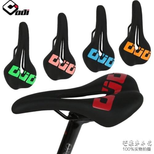 ODI MTB road bike seat cushion saddle microfiber leather hollow, comfortable and breathable leisure folding bike saddle