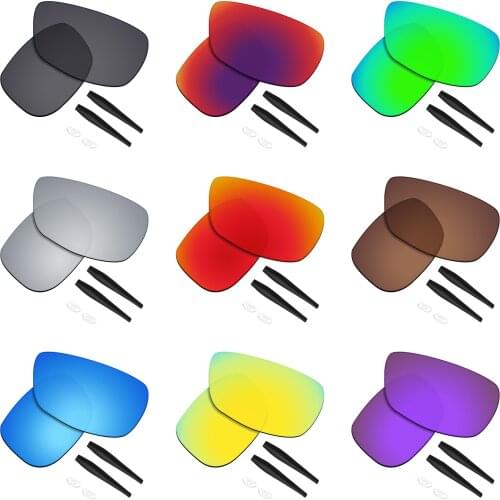 SmartVLT Performance Polarized Replacement Lenses and Rubber Kit for Oakley Crosshair 2.0 OO4044 Sunglasses - Multiple Options